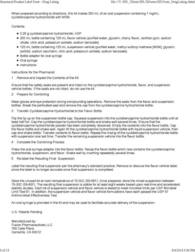 Instructions (Fusion Tabradol Page 5)